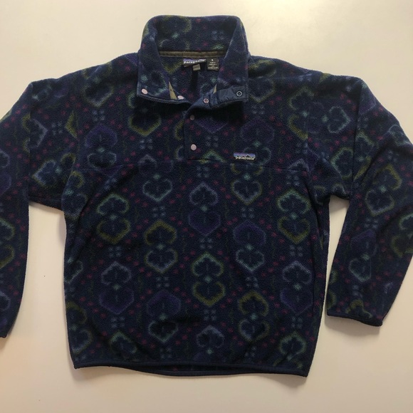 Patagonia Tops - RARE 1990s Vintage Patagonia Synchilla Fleece Pullover Small Excellent Condition
